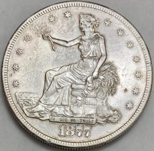 1877-S Trade Dollar ANACS AU Details