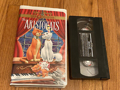 The Aristocats Walt Disney Gold Collection Classic VHS Video Tape VTG NEARLY NEW