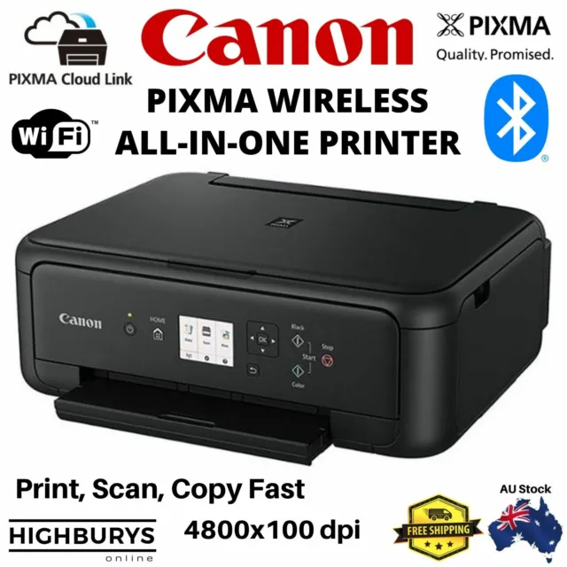 Canon Pixma TS5160 All-In-One Wireless Printer Auto Duplex Cloud Print with Ink
