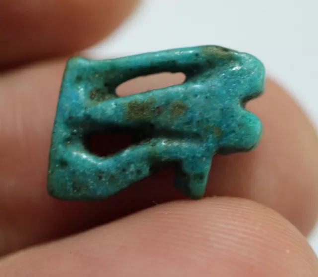 Zurqieh -Ad10805- Ancient Egypt.  Faience Eye Of Horus Amulet. 600 - 300 B.c