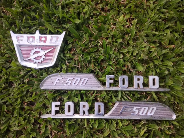 3 Ford F- 500 Emblem Badge - truck