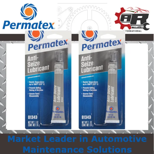 Permatex® - Anti-Seize Lubricant - Prevents Seizing & Corrision - 28g #81343 x2