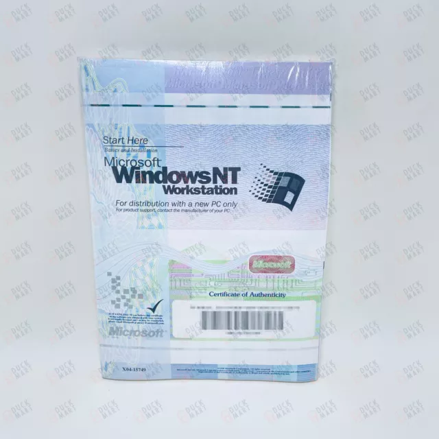 Microsoft Windows NT 4 CD workstation + floppies confezione floppy nuovo sigillata