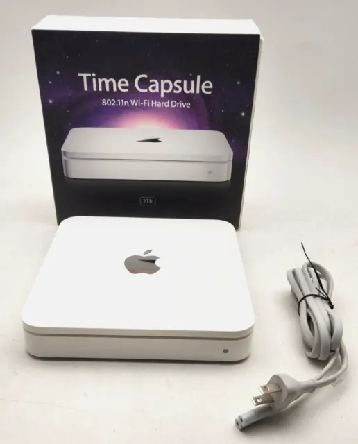Apple Time Capsule Wifi Backup 802.11n 2TB Hard Drive backup for MAC OS X