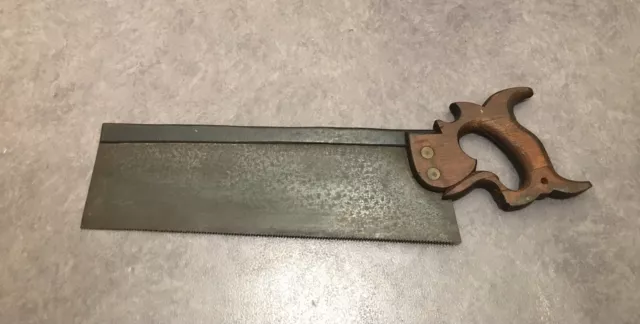 Outil Ancien Scie À Dos Outil De Coupe Scie À Main Travail Du Bois Old Tool