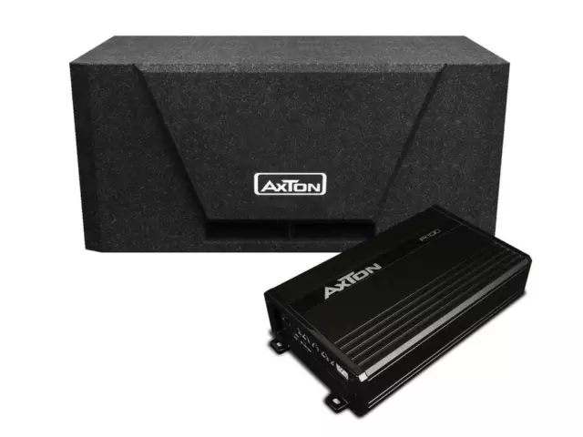 Axton Paket 5 Axton A1250 1 Channel Mono Classd Amplifier + Bandpass Subwoofer