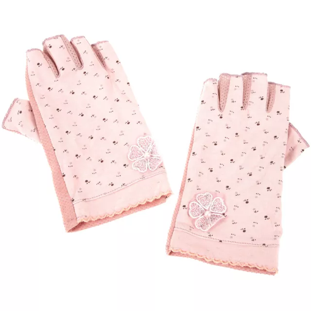 1 paire de gants sans doigts pour femmes, gants de Protection solaire, gants