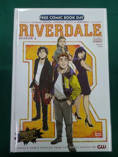 Riverdale Season 3 #1 Fcbd 2019 Archie Comics Cw Tv Series Near Mint