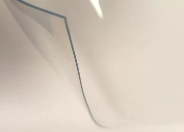 Sous nappe PVC Blanc genre Bulgomme - Rectangulaire 140 x 250 cm