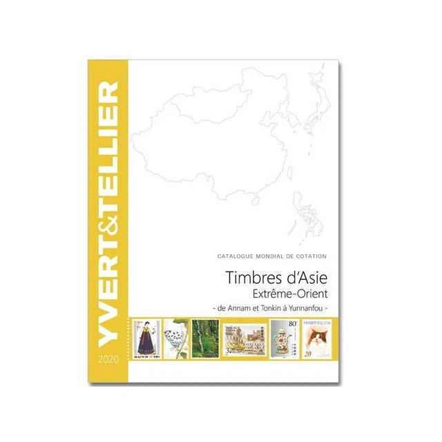 Catalogue Yvert et Tellier de cotation timbres d'Asie Extrême Orient (Chine-Japo