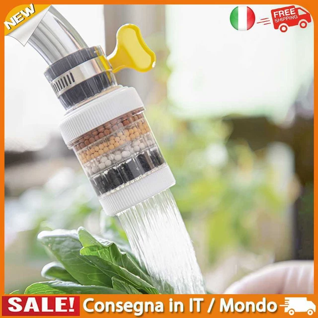 IT Water Filter 6 Layers Water Tap Nozzle 360 Degree Rotation Household Accessor