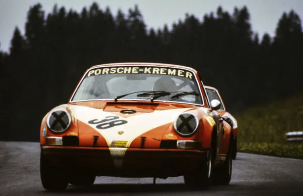 Erwin Kremer Rudi Lins, Porsche 911 S Osterreichring 1971 Old Photo 9
