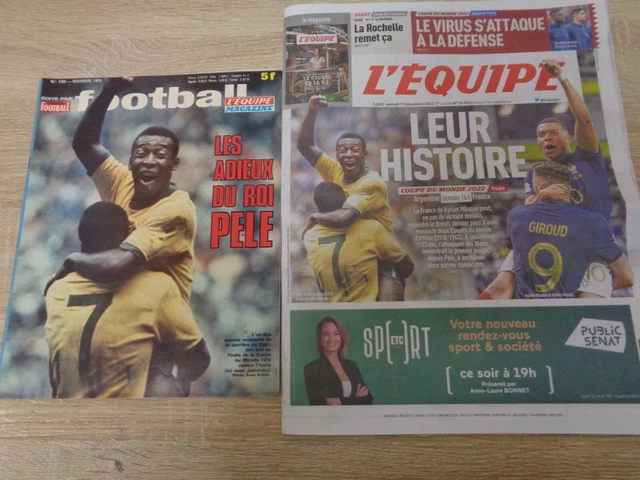 Journal L'Équipe Du 30 Décembre 2022 - Décès Du Roi Pelé, édition Française