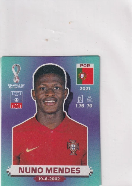 Panini Qatar World Cup Sticker 2022 Portugal No Por 7 Nuno Mendes 0 86 Picclick Uk Panini Qatar World Cup Sticker 2022 Portugal No Por 7 Nuno Mendes 0 86 Picclick Uk