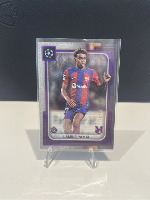 TOPPS LAMINE YAMAL Blue Parallel /99 RC Museum Collection UCL 2023 