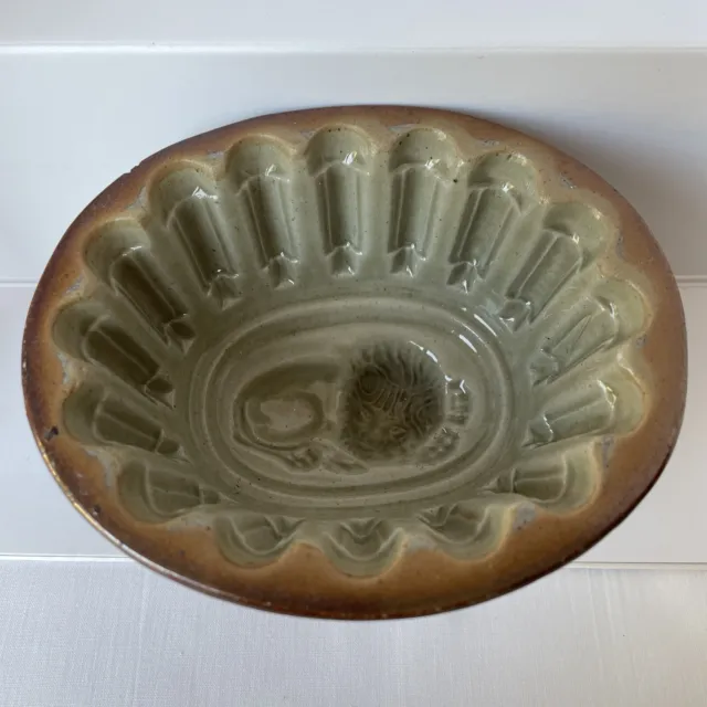 Antique Salt Glaze Stoneware Jelly Mould