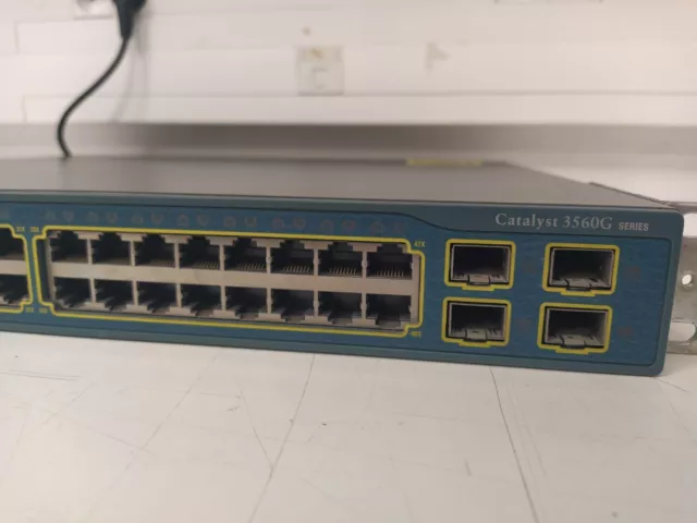 CISCO – Switch Catalyst WS-C3560G-48TS – 48 ports 1Gbps + 4 ports SFP