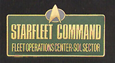 Star Trek: TNG Starfleet Command Sol Sector Green Metal Enamel Pin 1988 UNUSED
