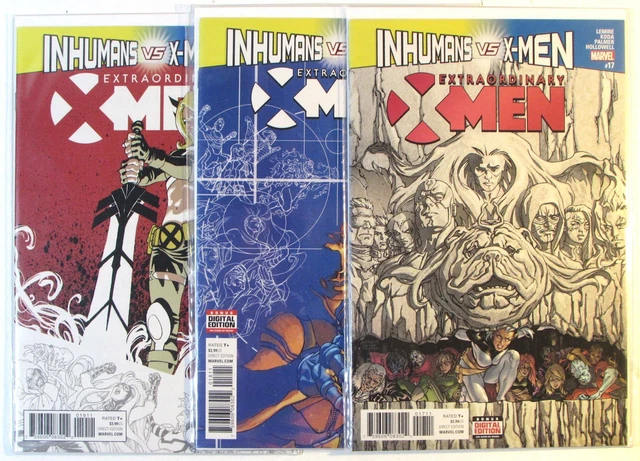 Extraordinary X-Men Lot of 3 #17,18,19 Marvel (2017) Comic Books