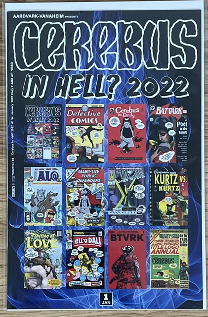 Cerebus in Hell? 2022 #1 | Aardvark-Vanaheim | Issue #58 Limited to 1,683 Copies