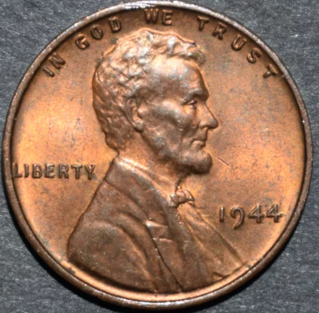 1944 P Lincoln Wheat Penny Choice BU Red Brown Cent - Actual Coin - 59Z