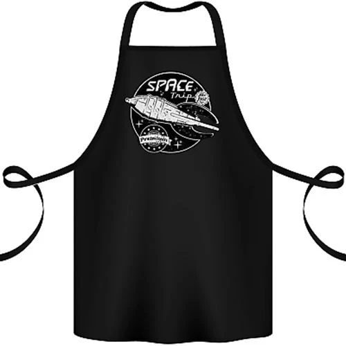 Space Trip Rocket Ship Astronaut Cotton Apron 100% Organic