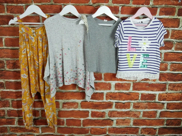 Girls Bundle Age 3- 4 Years Next Gap Etc One Piece T-Shirt Vest Butterfly 104Cm