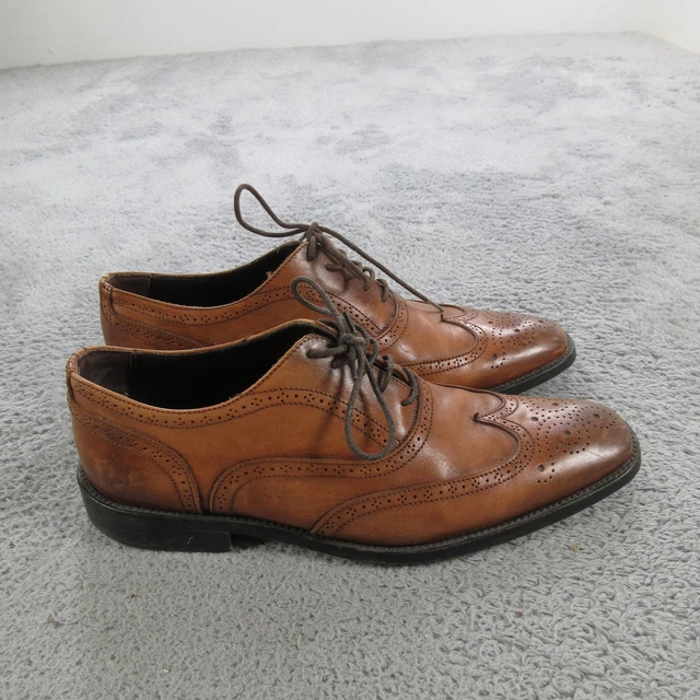 To Boot New York Brennan Brown Leather Wingtip Ankle Dress Boots Mens Size 7.5M Shop To Boot New York Boots for Men on Mercari | New & Used  main image 4