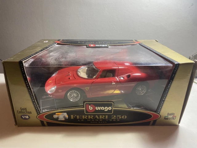FERRARI 250 LM Monza 1965 Burago 1/24 Bburago vedi foto le Mans Vintage EUR 15,00 - PicClick FR