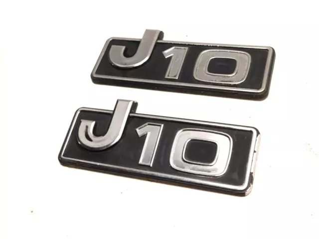 1974-1988 Jeep J10 Side Fender Emblems Logo Script Front Side Pair 2 Left Right