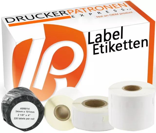 Label Etiketten kompatibel für Dymo Labelwriter 450 turbo 320 twin 400 450 420