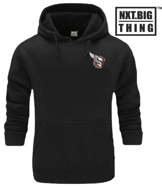 Speed King Hoodie Bike Clothing Death Skull Café Racer Motorbike Motorcycle Top