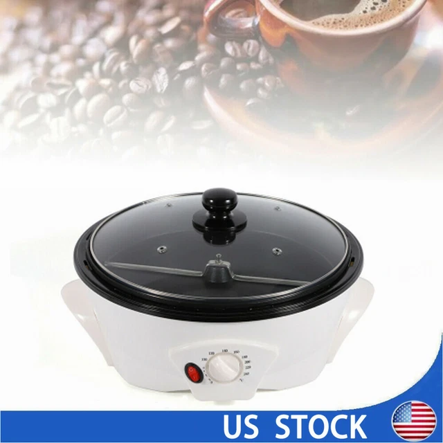 US Home Use Coffee Roaster Durable Bean Baking Roasting Machine 110V 800W