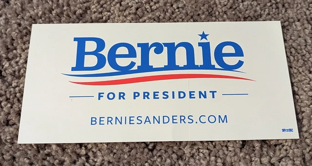 Bernie Sanders for President Bumper Sticker New 2016 Campaign