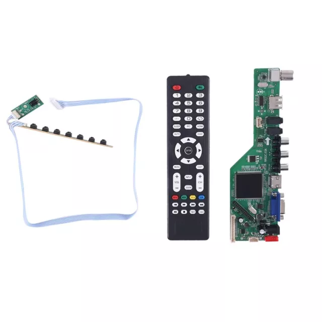 The  LCD  Drive Board RR52C.03A Supports DVB-T DVB-T2 Can Replace 3663 Chip4378