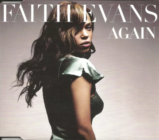 FAITH EVANS Again 2TRX w/ UNRELEASED Limited Europe CD single SEALED USA seller