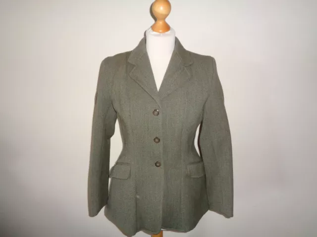 CALDENE KEEPERS TWEED Show Jacket green ladies 34
