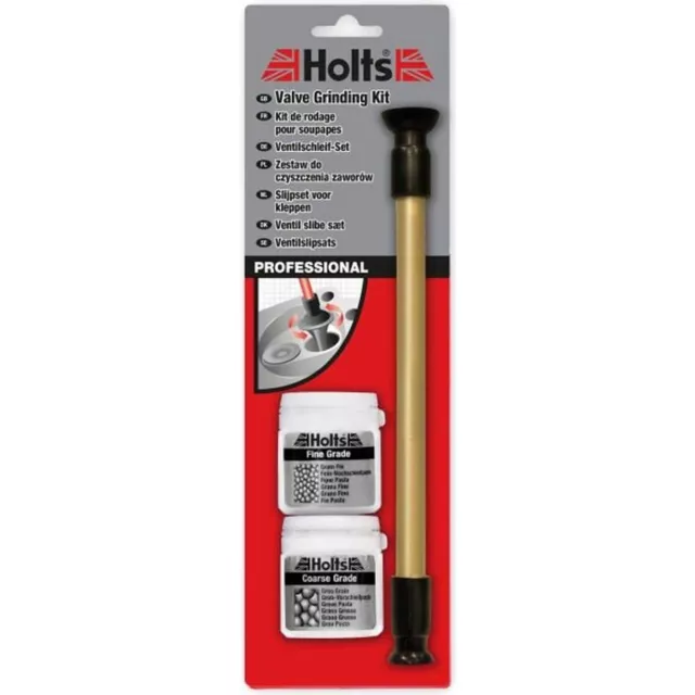 HOLTS Kit de rodage Pâte à Roder Grains Gros Fins Rodoirs  Soupape 4 dimensions