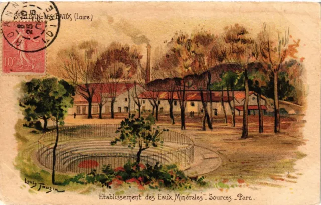 CPA St-ALBAN-les-EAUX - Establishment of Mineral Waters (510298)