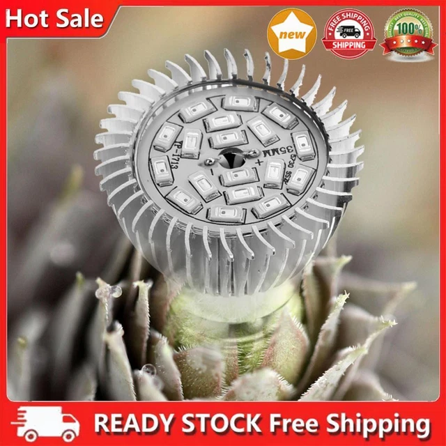 FULL SPECTRUM GROW light 18W LED Grow lamp bulb for Flower plant E27 ...