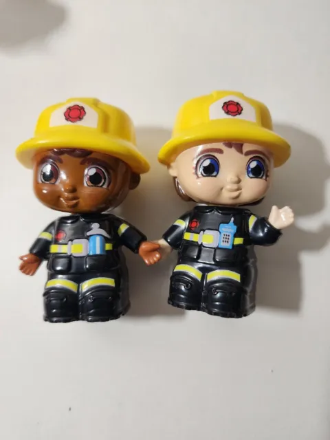 Vtech Helping Heroes Fire Station Playset Fire Fighters Replacement Figures