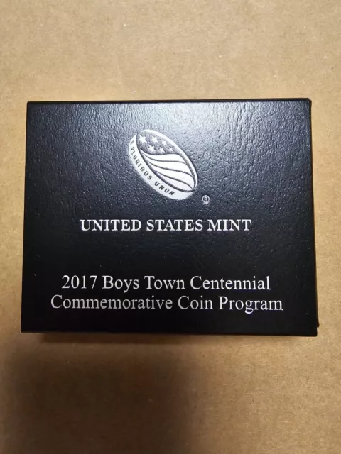 2017 Boys Town Centennial Commemorative Proof Half Dollar W/OGP and COA