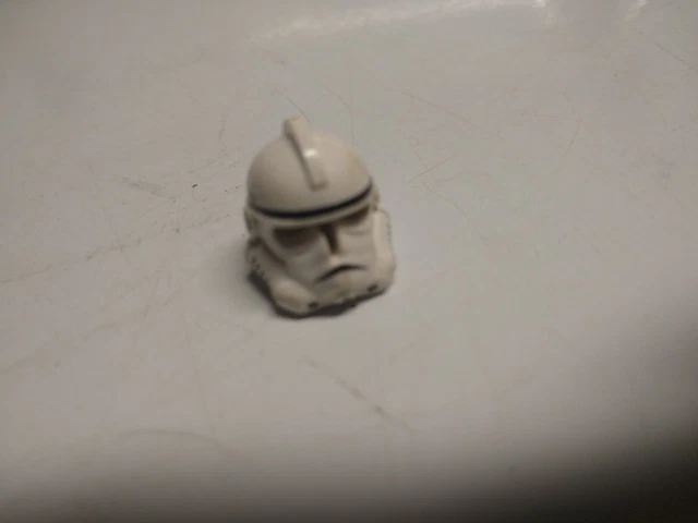 LEGO STAR WARS Clone Trooper Helmet Minifigure Phase 2 Episode 3 White Vintage EUR 7,41 ...