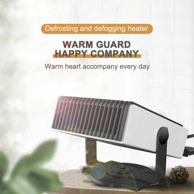 150W 12V Portable Windshield Heater Car Heating Cooling Fan Defrosting Defogger