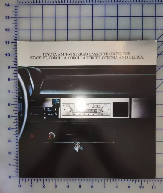 1982 Toyota AM FM Radio Accessories Brochure