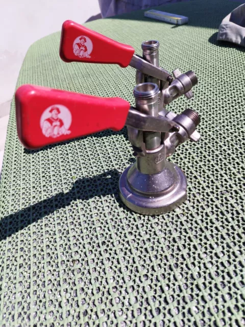 2 Stück KEG Verschluss Zapfhahn Schultheiß