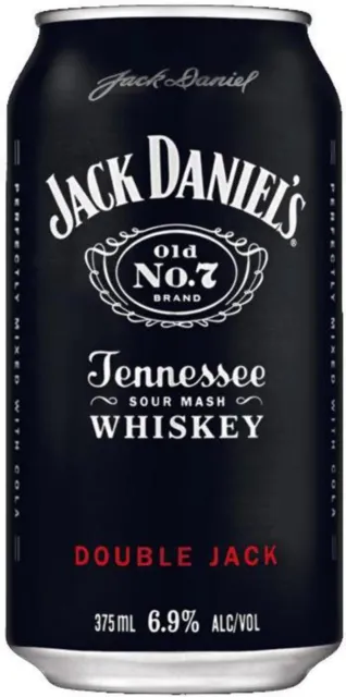 Jack Daniel's Double Jack & Cola 375ml Can Case of 24