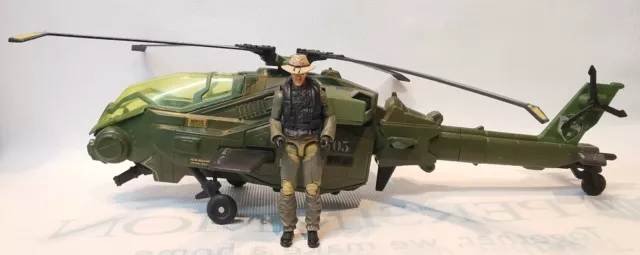 GI Joe Action Force Rise of Cobra Dragonhawk with Wild Bill figure Dragonfly