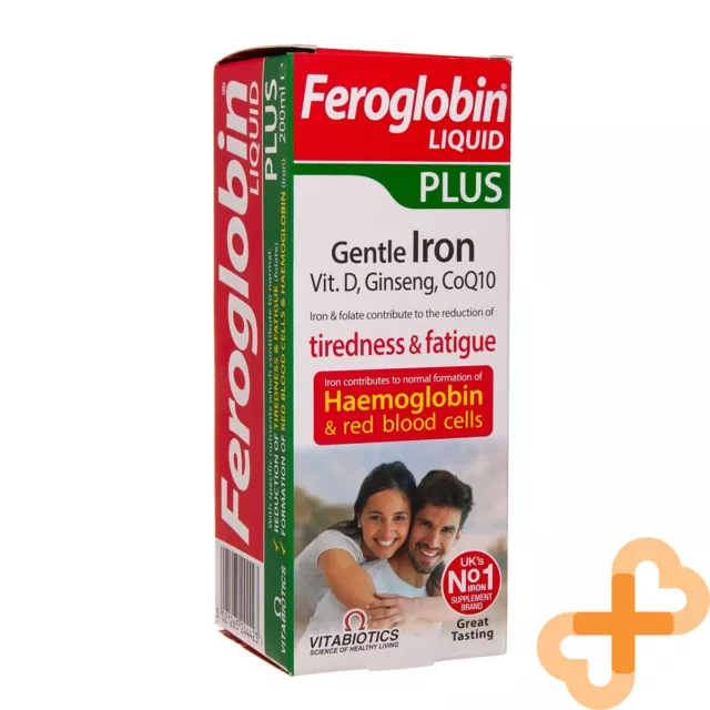 Vitabiotics Feroglobin Plus Sirup 200ml Müdigkeit Und Reduzierung Eisen