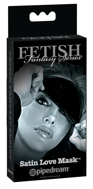 Fetish Fantasy Series Edizione Limitata - Maschera Occhi Satin Love Mask Nero RV1